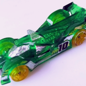 Hot Wheels 2013 Hitech Missile Race Car Green Diecast Vehicle Toy Auto