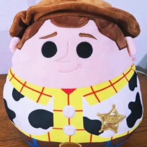 NWOT GENUINE Squishmallow 10″ Disney Toy Story’s Woody Sheriff Plush Kellytoy